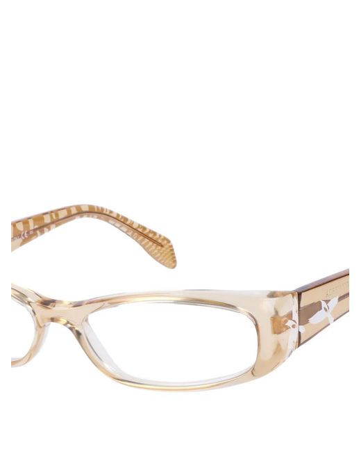 McQueen Natural Bird-Motif Rectangle-Frame Glasses