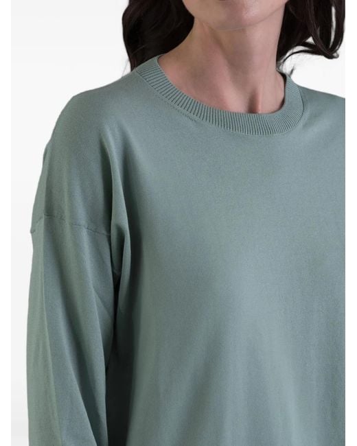 Moorer Blue Bema Crew-Neck Sweater