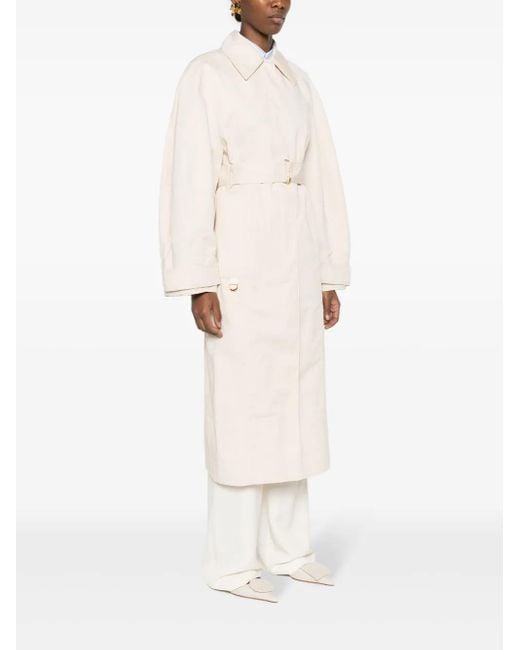 Jacquemus Natural 'Bari' Coat