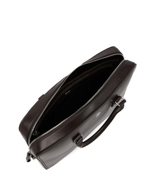 Bally Ray Leren Aktetas in het Black voor heren