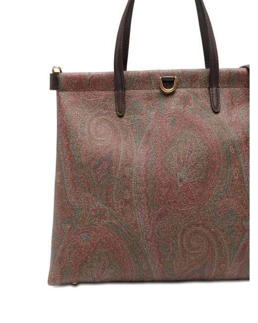 Etro Brown Arnica Tote Bag