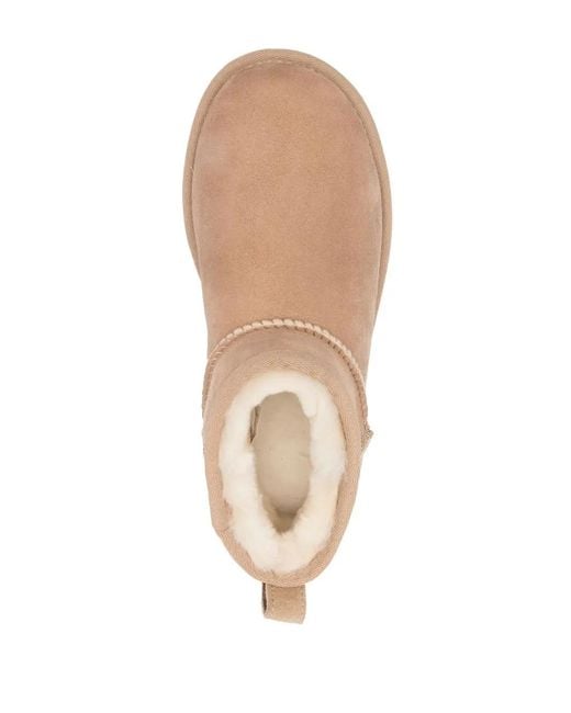 Ugg Natural Stiefel Mit Dicker Sohle