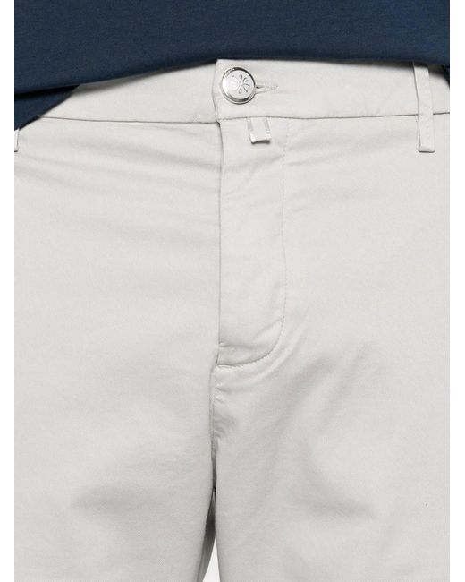 Jacob Cohen White Cotton Pants for men