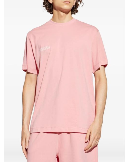 PANGAIA T-Shirt Met Print in het Pink