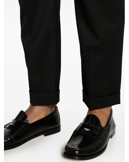 Balmain Black Straight Trousers for men