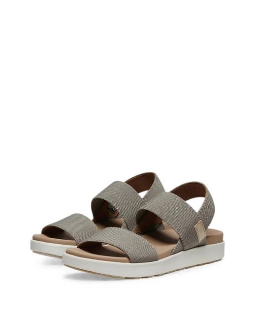 Keen White Elle Backstrap Sandals