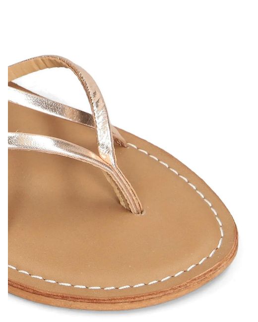 CBfusion White Round-Toe Sandals