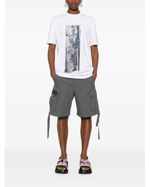Carrera Gray Ripstop Cargo Shorts