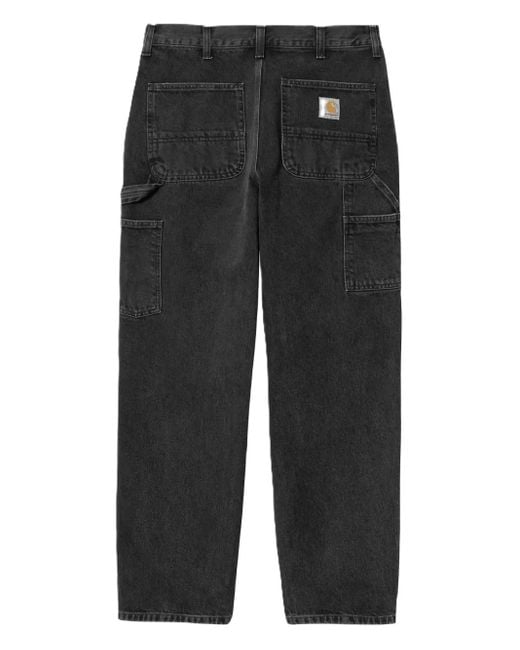Carhartt Black Back-Pocket Belt-Loops Jeans for men