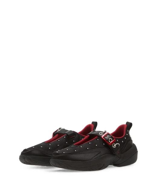 Nike Black Pointe Buckle-Strap Sneakers