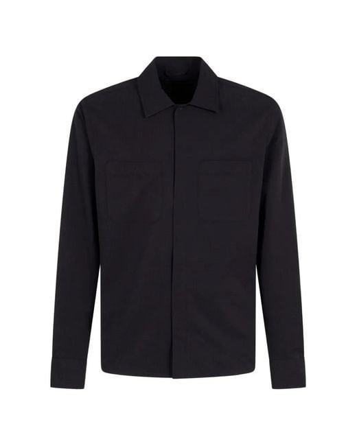Herno Blue Pocket Shirt for men