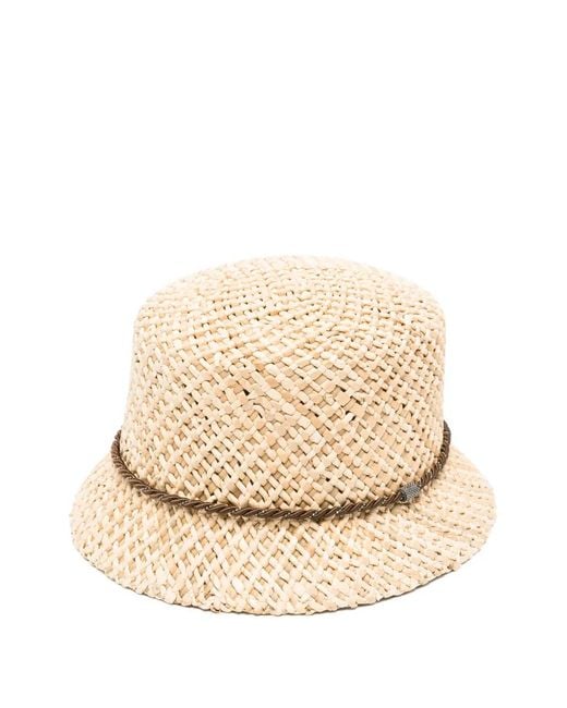 Peserico Natural Woven Bucket Hat