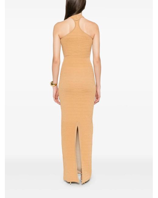 Jacquemus Brown La Scala Maxi Dress