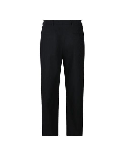 Gucci Black Monogram Trousers for men