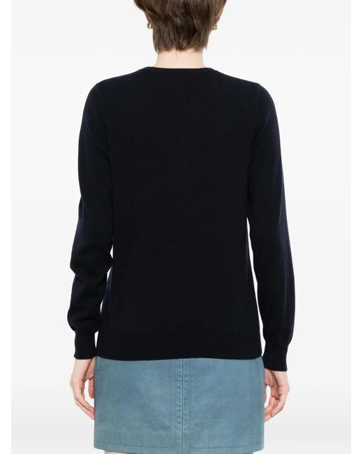 N.Peal Cashmere Black Evie Sweater