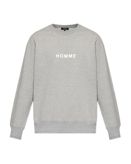 Felpa Girocollo di Comme des Garçons in Gray da Uomo