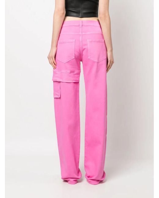 1017 ALYX 9SM Pink High-Waist Cotton Cargo Pants