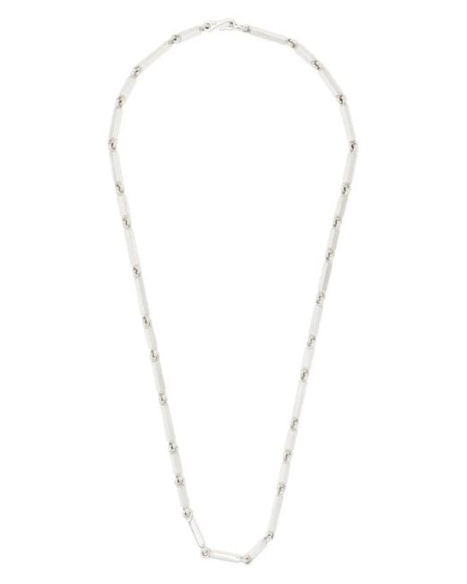MAOR White Cuadrangular Necklace