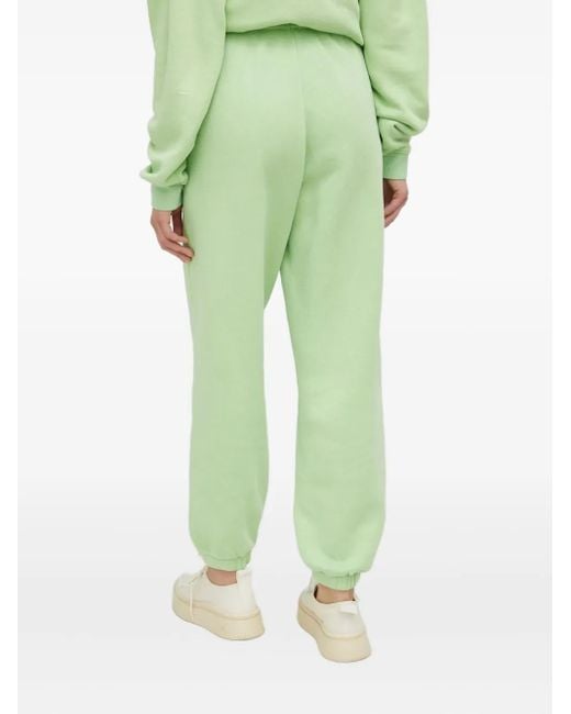 American Vintage Green Elastic-Cuffs Track Pants