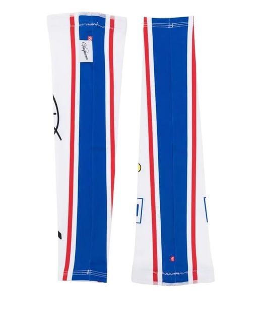 VAQUERA White Logo-Print Arm Gloves
