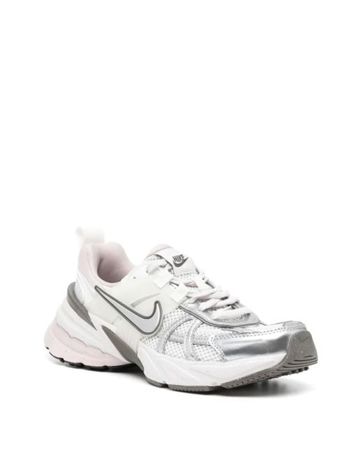 Nike White V2K Run Trainers