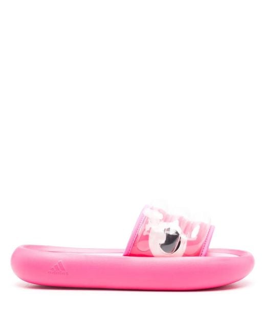 Adidas Pink Zplaash Flip Flops