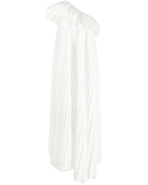 Acler White Varley Flared Dress