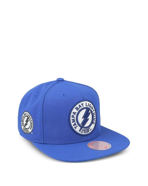 Mitchell & Ness Blue Nhl Alternate Flip Baseball Cap for men