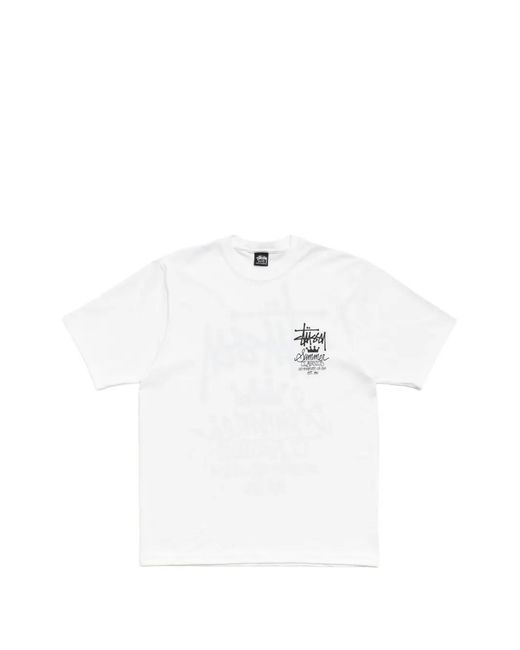 Stussy White Summer Classics T-Shirt