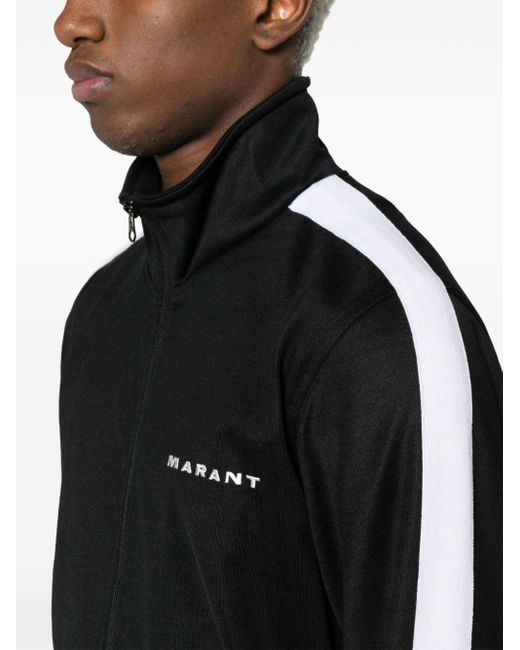 Isabel Marant Black Ronny Stripe-Detail Jacket for men