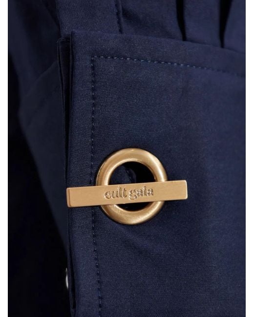 Cult Gaia Blouse Met Open Rug in het Blue