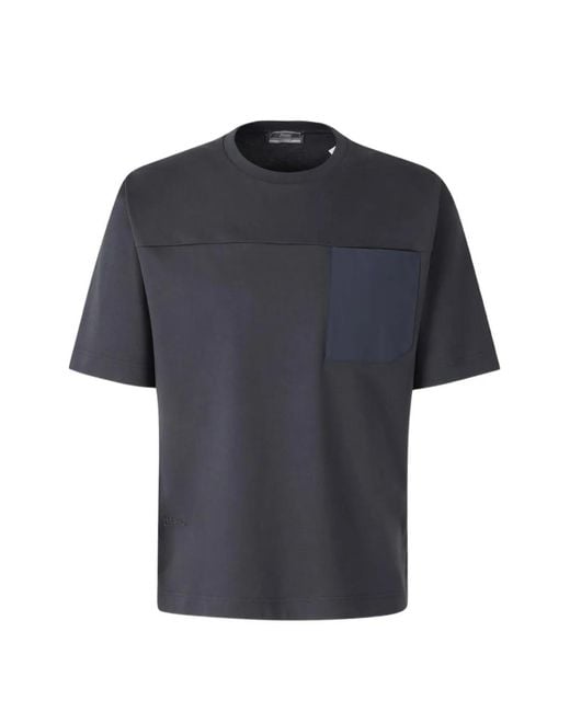 Herno Blue Short-Sleeve T-Shirt for men