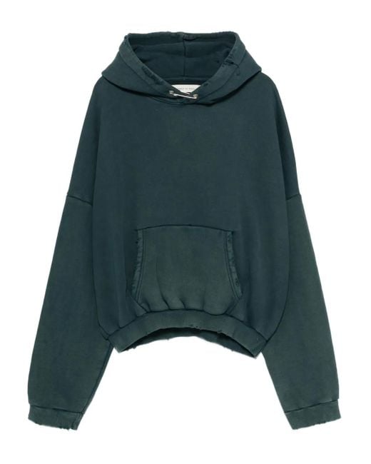 Stay Human On Earth Hoodie mit Sicherheitsnadel in Green für Herren