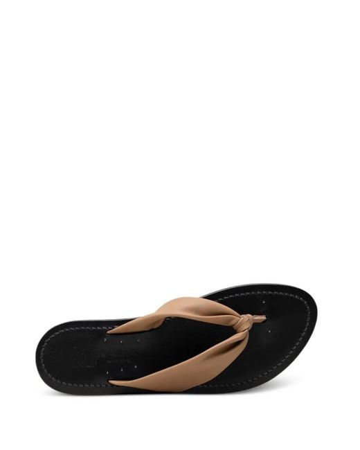 K. Jacques Brown Saba Leather Sandals
