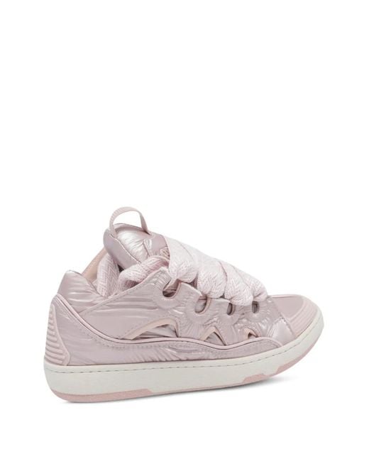 Lanvin Pink Curb Sneakers
