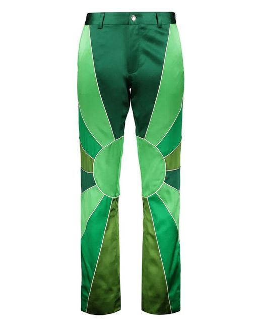 NAHMIAS Green Sunshine Trousers for men