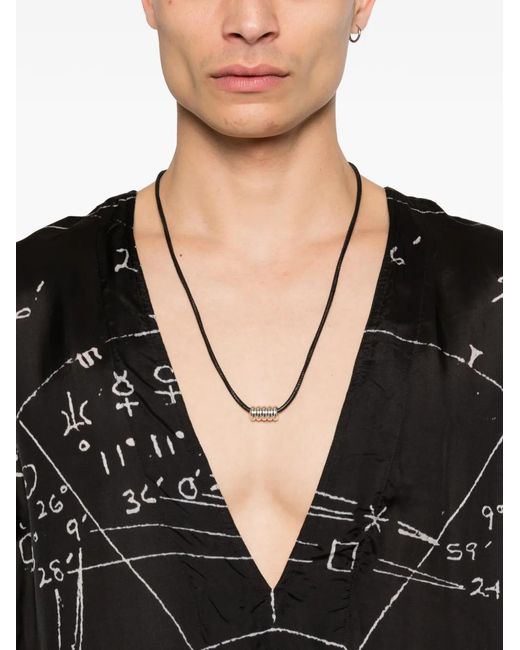 Rick Owens Black Graphic Print Top for men