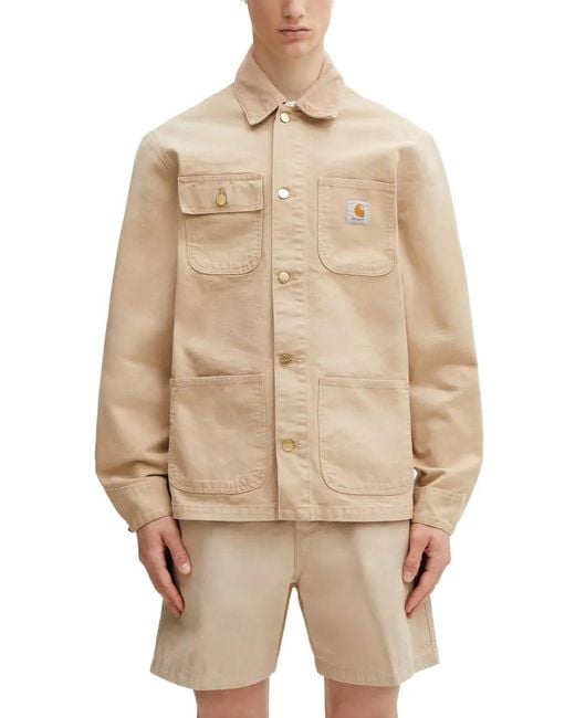 Carhartt Natural Michigan Patch-Pocket Jacket for men