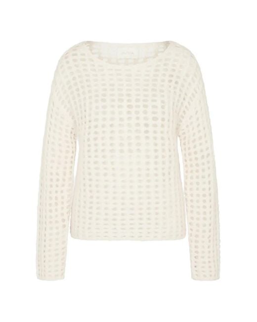 Juvia Trui Met Mesh in het White