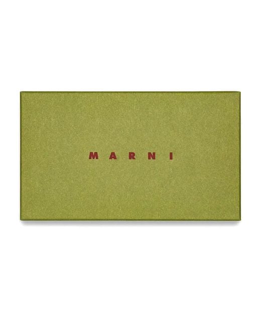Marni Black Nyami Rectangle-Frame Sunglasses