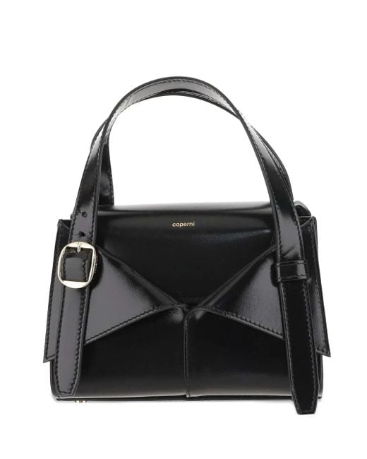 Coperni Black Smooth Leather Mini Belt Bag