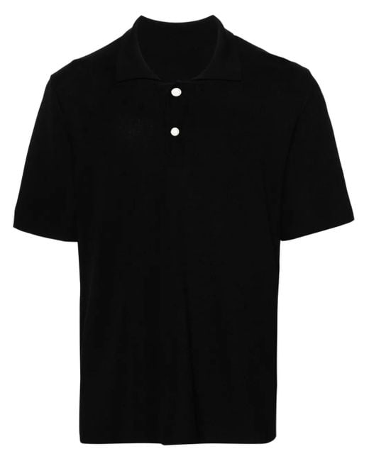 Jacquemus Black Polo T-Shirt for men