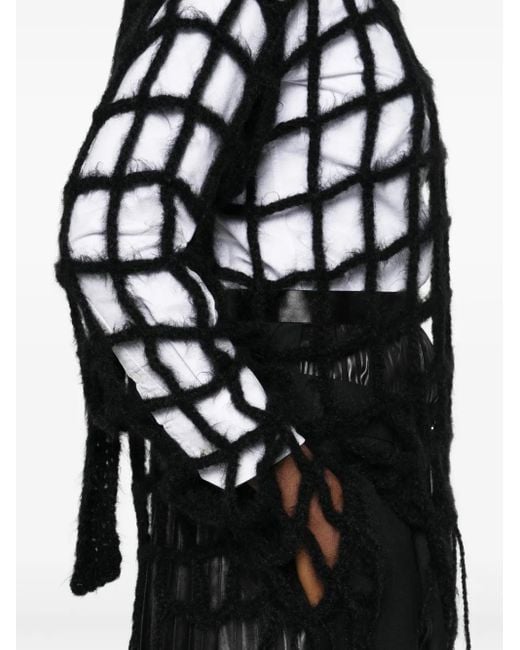 Jersey de punto flojo Junya Watanabe de color Black