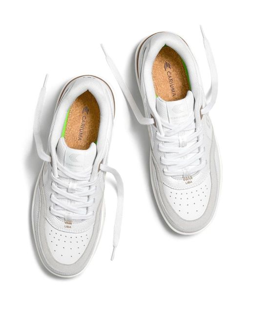 CARIUMA White Uba Low-top Leather Sneakers