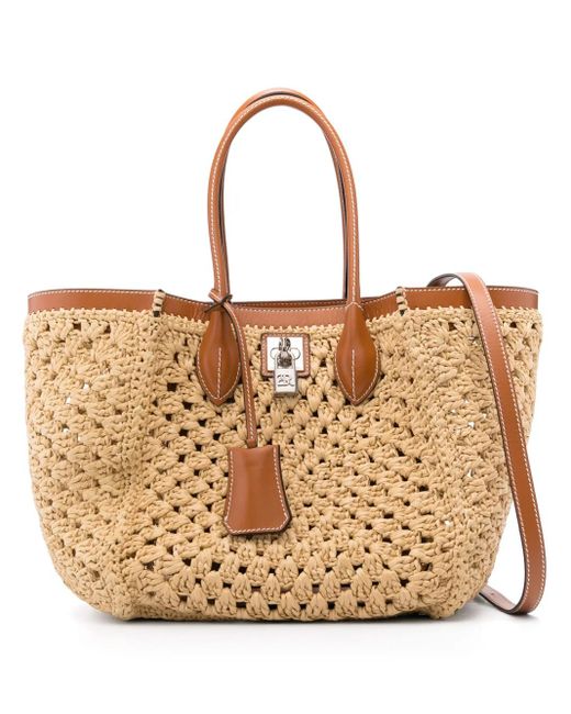 Ermanno Scervino Maggie ハンドバッグ M Natural