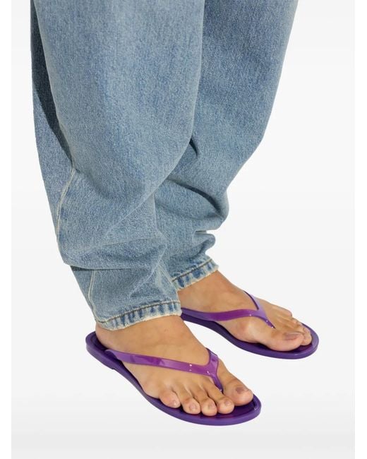 Christopher Esber Purple Jo Flip-Flops
