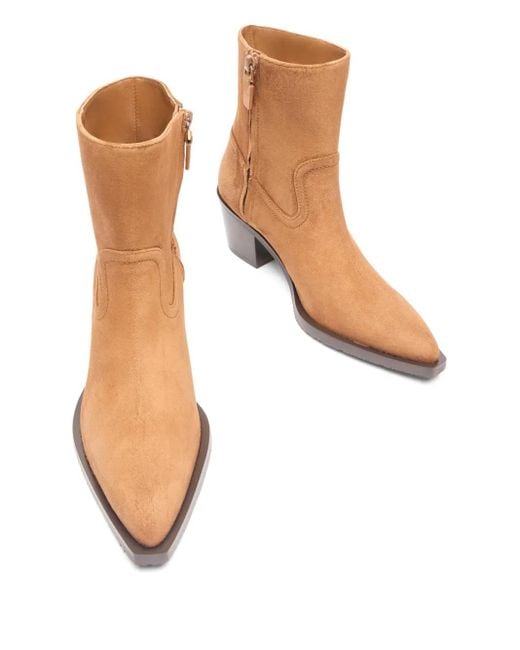 Stuart Weitzman Brown 64Mm Tate Boots
