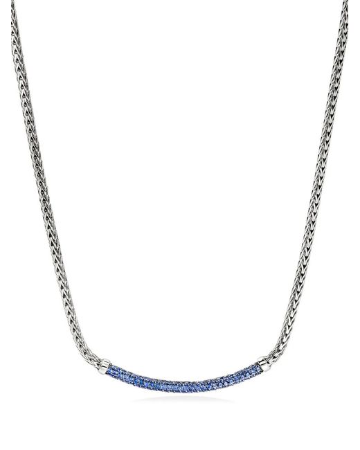 John Hardy White Jh Essential Sapphire Necklace