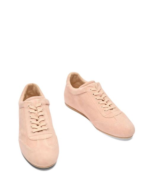 Stuart Weitzman Pink Cruz Sneakers Aus Wildleder