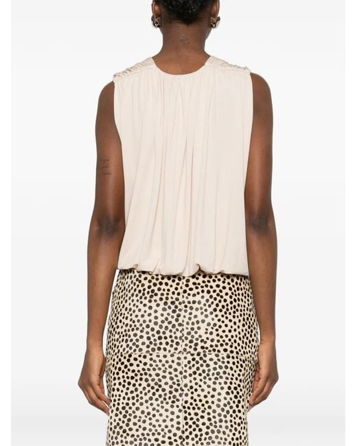Esse Studios Natural Solina V-Neck Cape Top